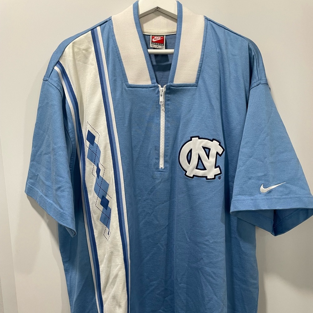 Vintage Nike UNC North Carolina Tar Heels Shooting  Warm Up Jacket Size XL